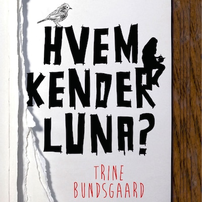 Hvem kender Luna? – omslag til lydbogen af Trine Bundsgaard