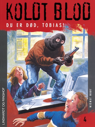 Koldt blod 4 - Du er død, Tobias! – omslag til lydbogen af Jørn Jensen