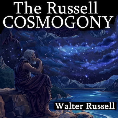 The Russell Cosmogony: A New Concept of Light, Matter, and Energy – omslag til lydbogen af Walter Russell