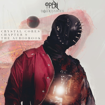 Crystal Cores – omslag til lydbogen af Open Boundaries