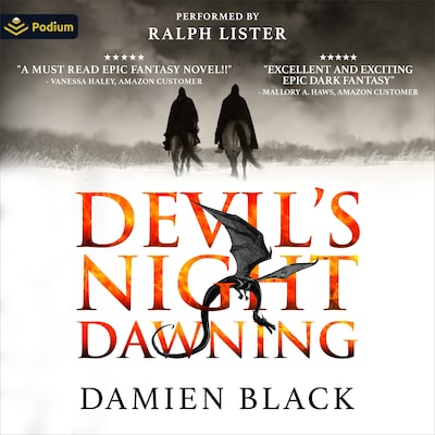 Devil's Night Dawning – omslag til lydbogen af Damien Black