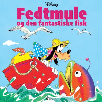 Fedtmule og den fantastiske fisk – omslag til lydbogen af Disney