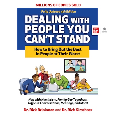 Dealing With People You Can't Stand, 4th Edition – omslag til lydbogen af Rick Brinkman, Rick Kirschner