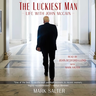 The Luckiest Man – omslag til lydbogen af Mark Salter