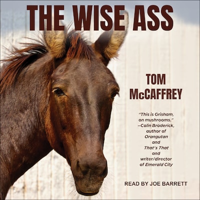 The Wise Ass – omslag til lydbogen af Tom McCaffrey