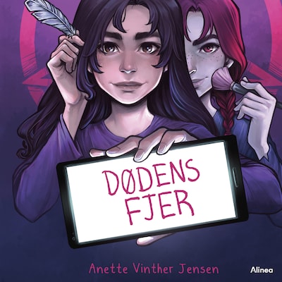 Dødens fjer – omslag til lydbogen af Anette Vinther Jensen