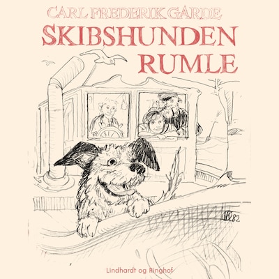 Skibshunden Rumle – omslag til lydbogen af Carl Frederik Garde