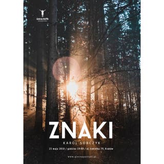 Znaki – okładka audiobooka, autor Karol Sobczyk