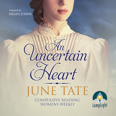 An Uncertain Heart – omslag til lydbogen af June Tate