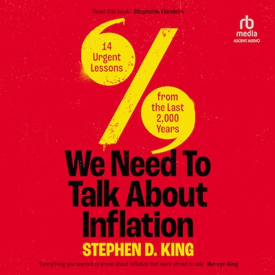 We Need to Talk About Inflation – omslag til lydbogen af Stephen D. King