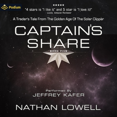 Captain's Share – omslag til lydbogen af Nathan Lowell