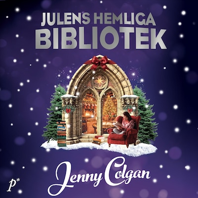 Julens hemliga bibliotek – omslag till ljudboken av Jenny Colgan