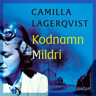 Kodnamn Mildri – omslag till ljudboken av Camilla Lagerqvist