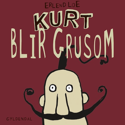 Kurt blir grusom – omslag til lydbogen af Erlend Loe
