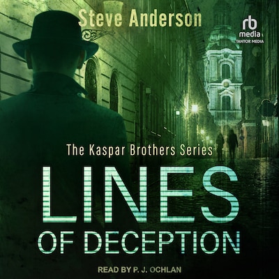 Lines of Deception – omslag til lydbogen af Steve Anderson