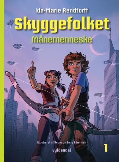 Skyggefolket 1 - Månemenneske – omslag til lydbogen af Ida-Marie Rendtorff