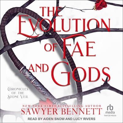 The Evolution of Fae and Gods – omslag til lydbogen af Sawyer Bennett