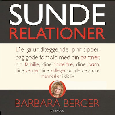 Sunde relationer – omslag til lydbogen af Barbara Berger