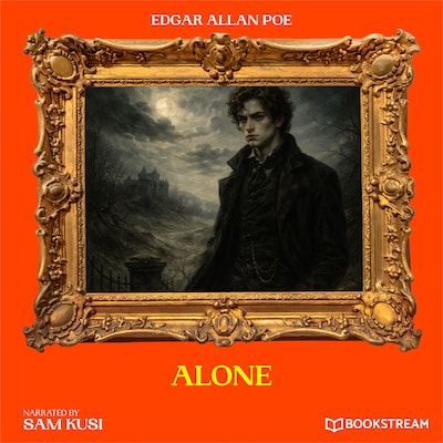 Alone – omslag til lydbogen af Edgar Allan Poe