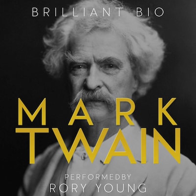 Mark Twain – omslag til lydbogen af Brilliant Bio