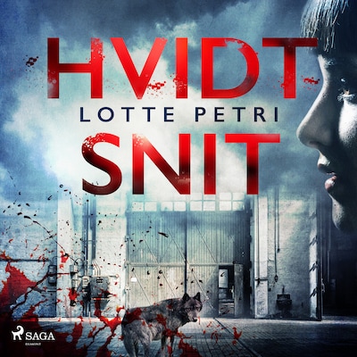Hvidt snit – omslag til lydbogen af Lotte Petri
