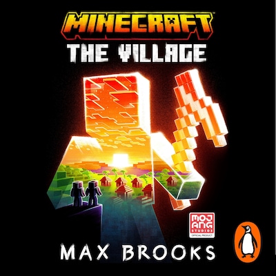 Minecraft: The Village – omslag til lydbogen af Max Brooks