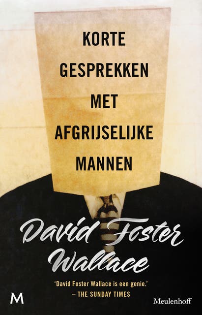 Korte gesprekken met afgrijselijke mannen – omslag van het luisterboek van David Foster Wallace