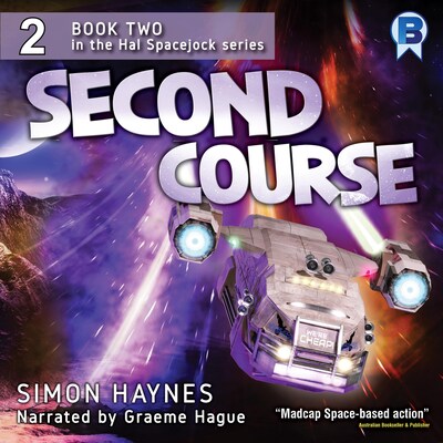 Second Course – omslag til lydbogen af Simon Haynes