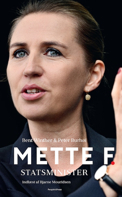 Mette F. – omslag til lydbogen af Peter Burhøi, Bent Winther