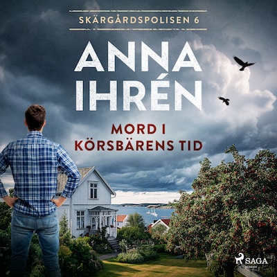 Mord i körsbärens tid – omslag till ljudboken av Anna Ihrén