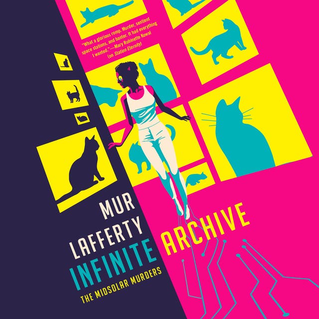 Infinite Archive – omslag til lydbogen af Mur Lafferty