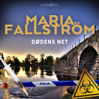Dødens net – omslag til lydbogen af Maria Fallström