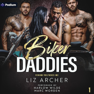 Biker Daddies – omslag til lydbogen af Liz Archer