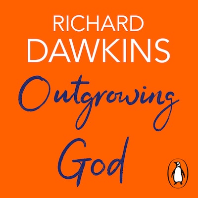 Outgrowing God – omslag til lydbogen af Richard Dawkins