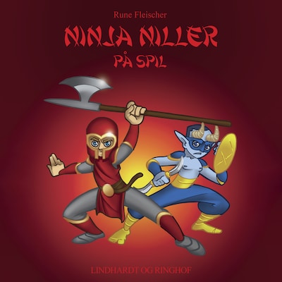 Ninja Niller på spil – omslag til lydbogen af Rune Fleischer