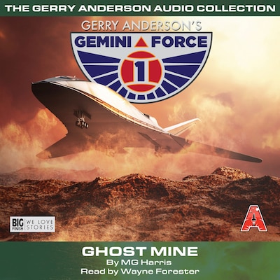 Gemini Force One, Pt. 2: Ghost Mine (Unabridged) – omslag til lydbogen af MG Harris