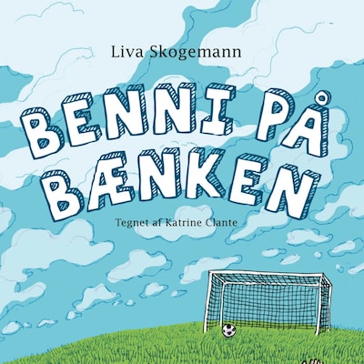 Benni på bænken – omslag til lydbogen af Liva Skogemann