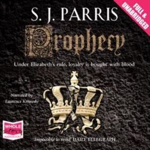 Prophecy – okładka audiobooka, autor S.J. Parris