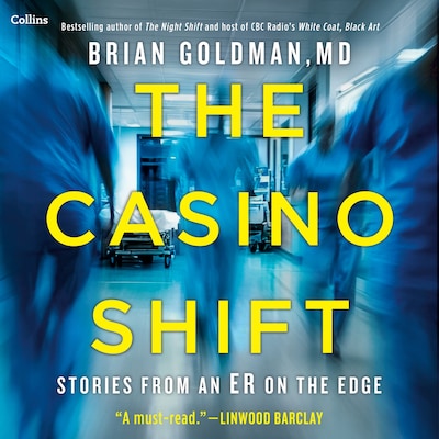 The Casino Shift – omslag til lydbogen af Brian Goldman