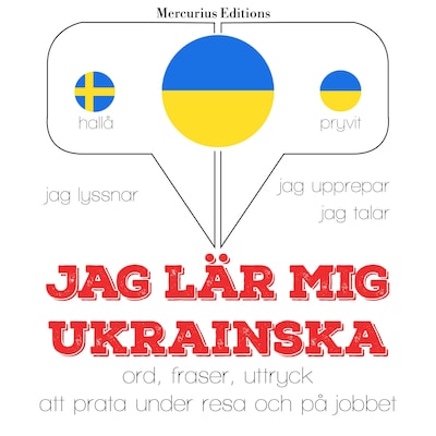 Jag lär mig ukrainska – omslag till ljudboken av JM Gardner