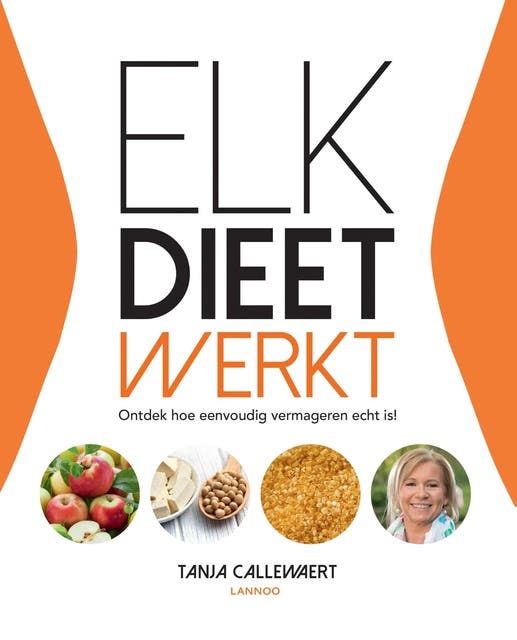 Elk dieet werkt! – omslag van het luisterboek van Tanja Callewaert
