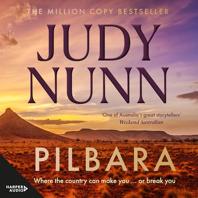 Pilbara – omslag til lydbogen af Judy Nunn