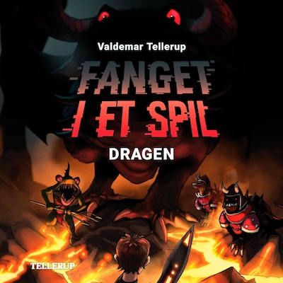 Fanget i et spil #2: Dragen – omslag til lydbogen af Valdemar Tellerup