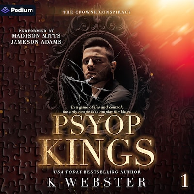 Psyop Kings – omslag til lydbogen af K Webster