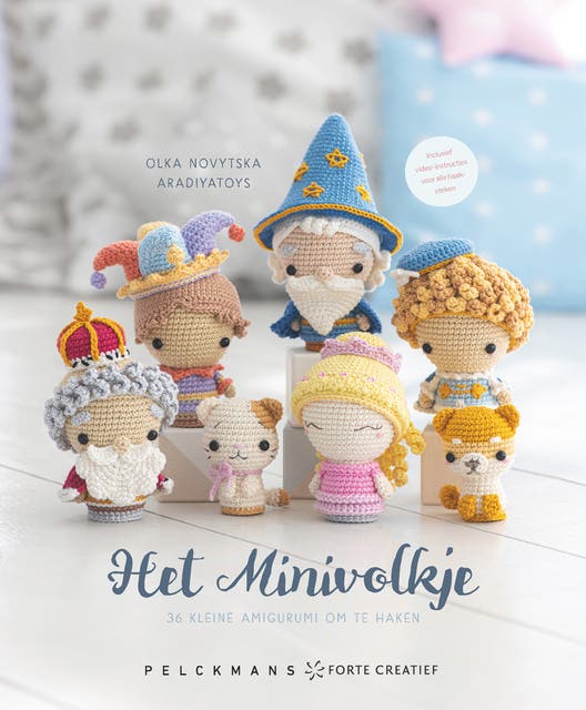 Het Minivolkje: 36 kleine amigurumi om te haken – omslag van het luisterboek van Olka Novytska