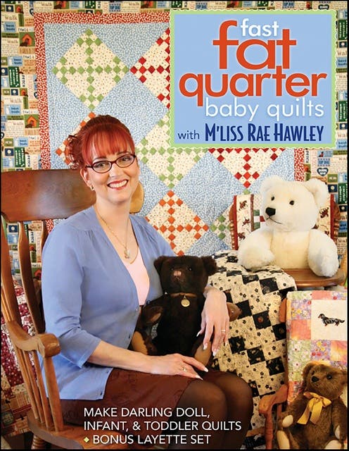 Fast Fat Quarter Baby Quilts with M'Liss Rae Hawley – omslag til lydbogen af M Liss Rae Hawley