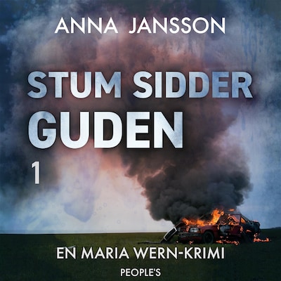 Stum sidder guden – omslag til lydbogen af Anna Jansson