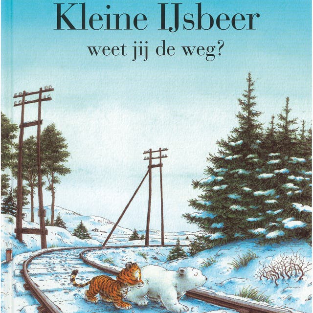 Kleine IJsbeer, weet jij de weg? – omslag van het luisterboek van Hans de Beer