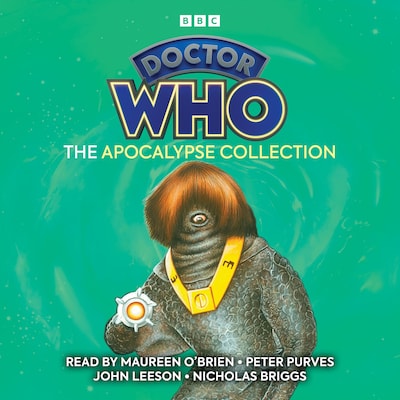 Doctor Who: The Apocalypse Collection – omslag til lydbogen af William Emms, Paul Erickson, Terrance Dicks