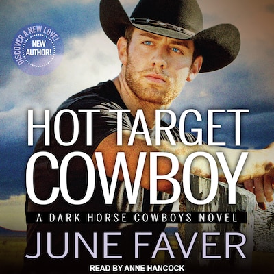 Hot Target Cowboy – omslag til lydbogen af June Faver